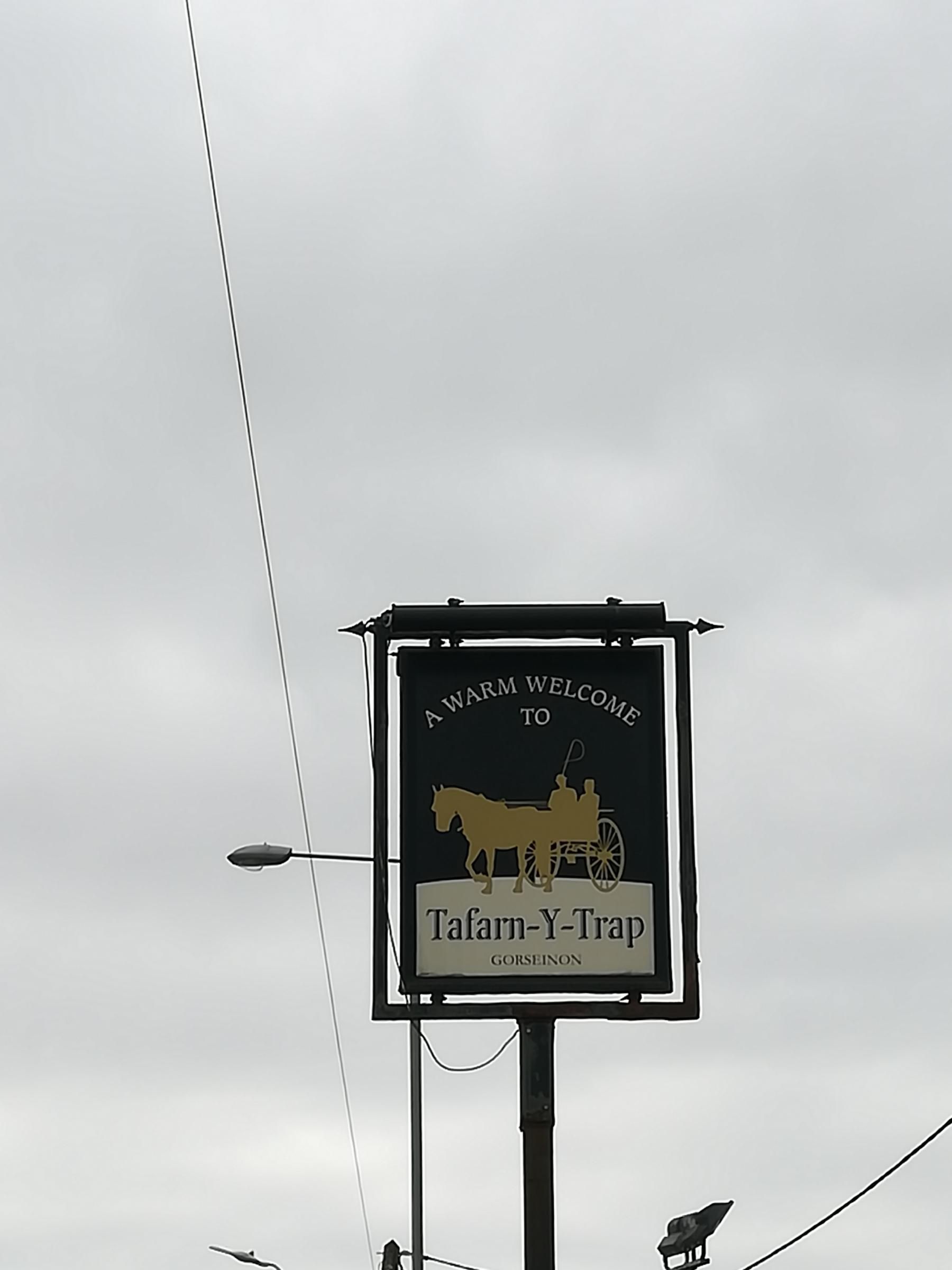 Tafarn Y Trap. (Pub, Sign). Published on 04-05-2018