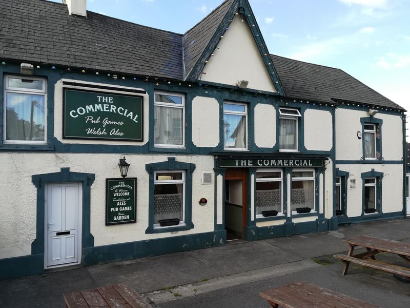 Commercial Hotel, Gowerton. (Pub, External, Sign, Key). Published on 30-04-2018 