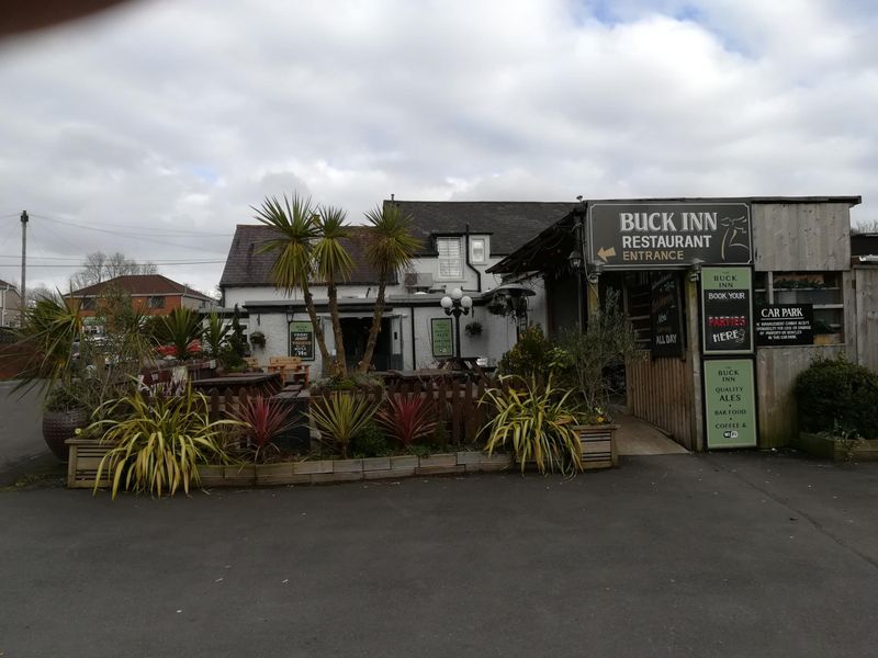 Buck Inn, Pontlliw. (Pub, External, Garden). Published on 15-03-2018