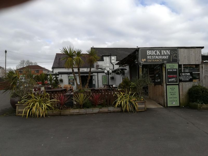 Buck Inn, Pontlliw. (Pub, External, Garden). Published on 15-03-2018 