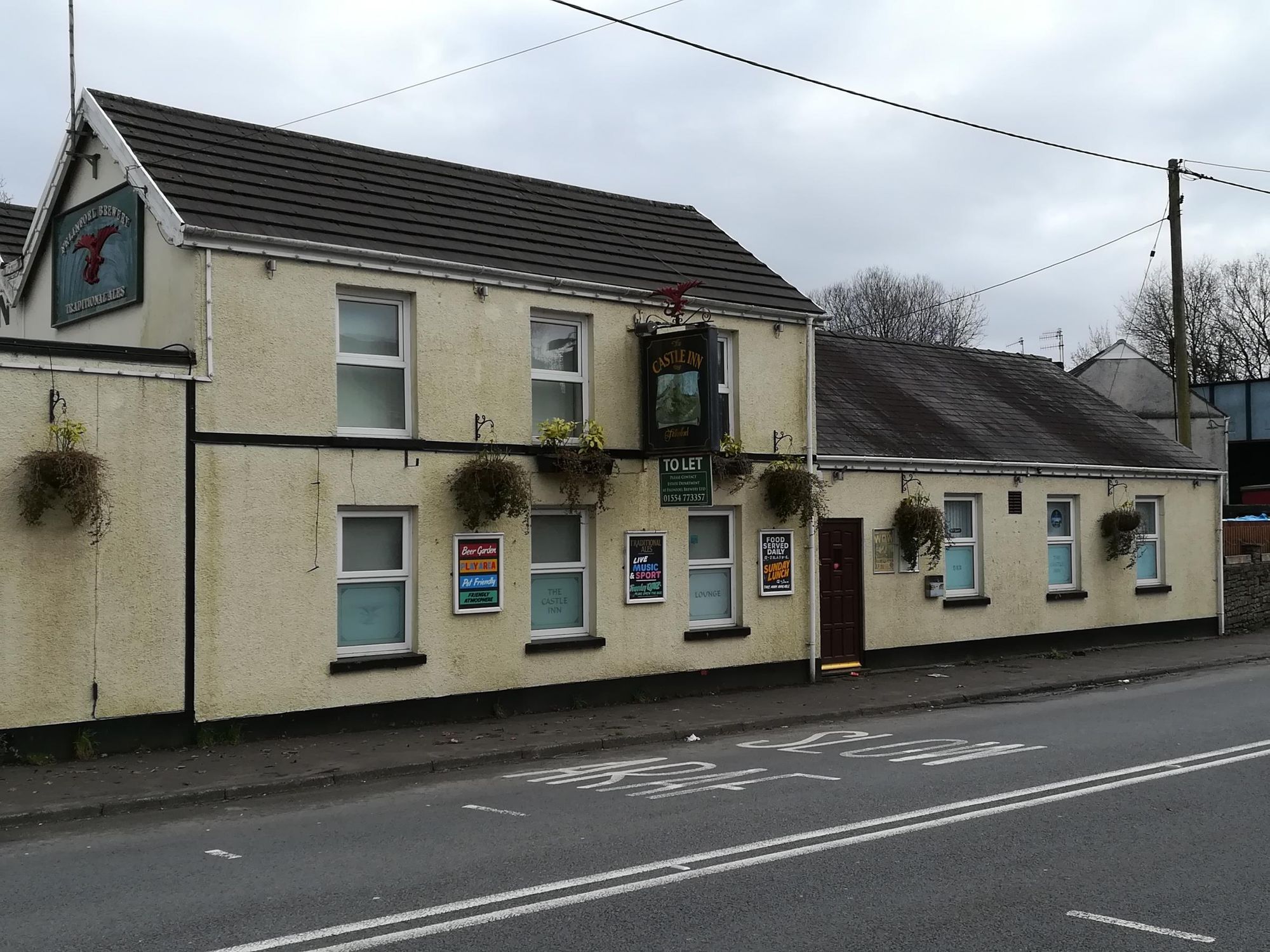 Castle Inn, Pontlliw. (Pub, External, Key). Published on 16-03-2018