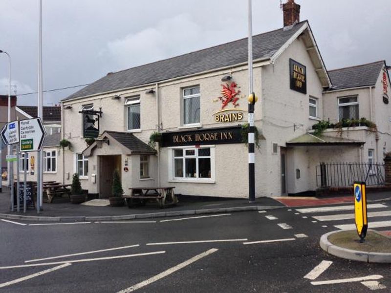 The Black Horse, Pontarddulais. (External, Key). Published on 28-10-2013