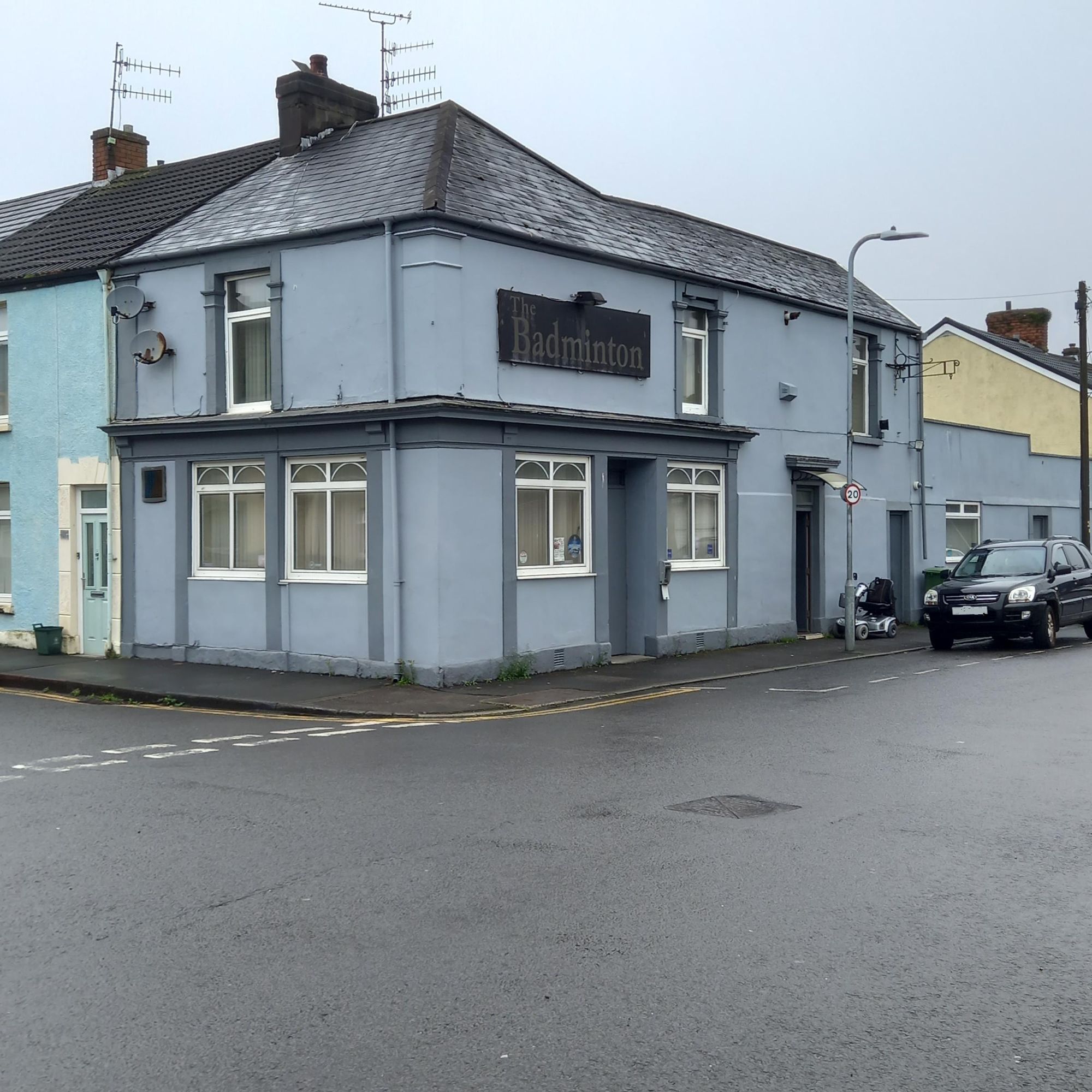 Badminton, Swansea. (Pub, External, Key). Published on 30-04-2023