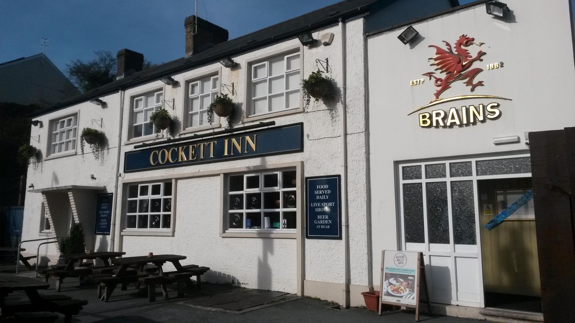 Cockett Inn, Swansea. (Pub, External, Sign). Published on 30-10-2017