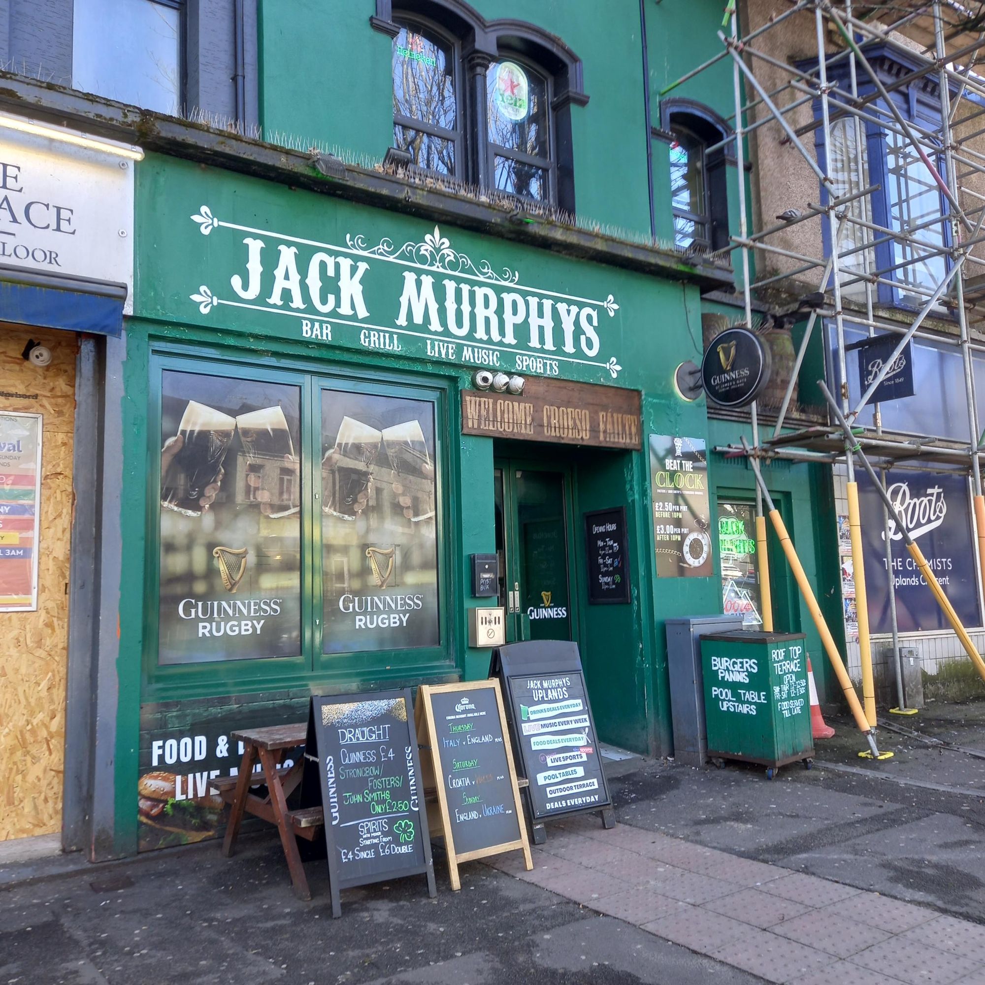 Jack Murphys, Uplands Swansea. (External, Bar, Restaurant). Published on 25-03-2023