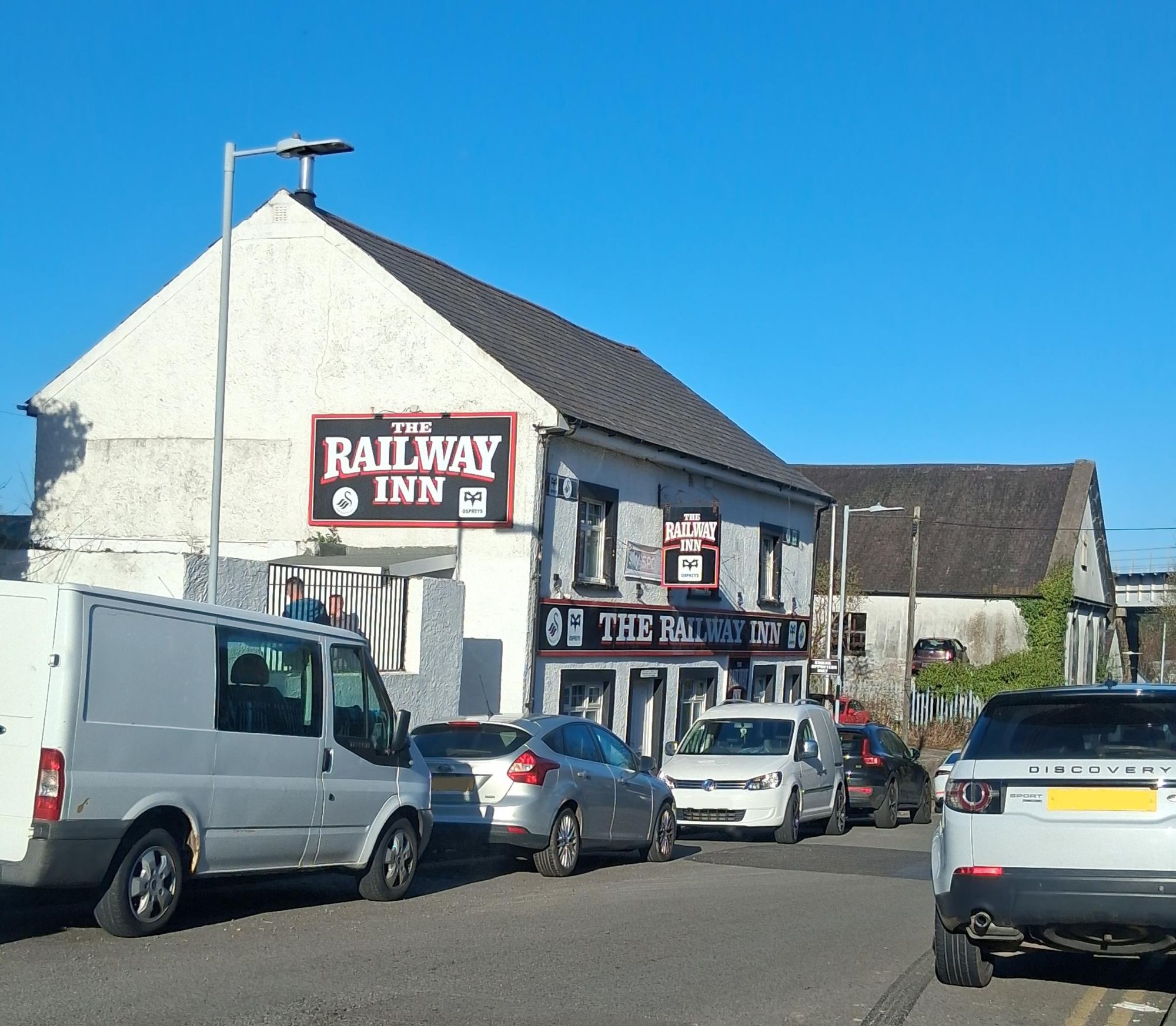 Railway Inn, Landore, Swansea. (Pub, External, Key). Published on 31-03-2025
