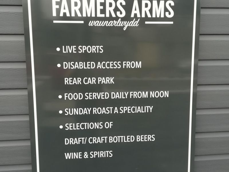 Farmers Arms, Waunarlwydd. (Sign). Published on 13-06-2018