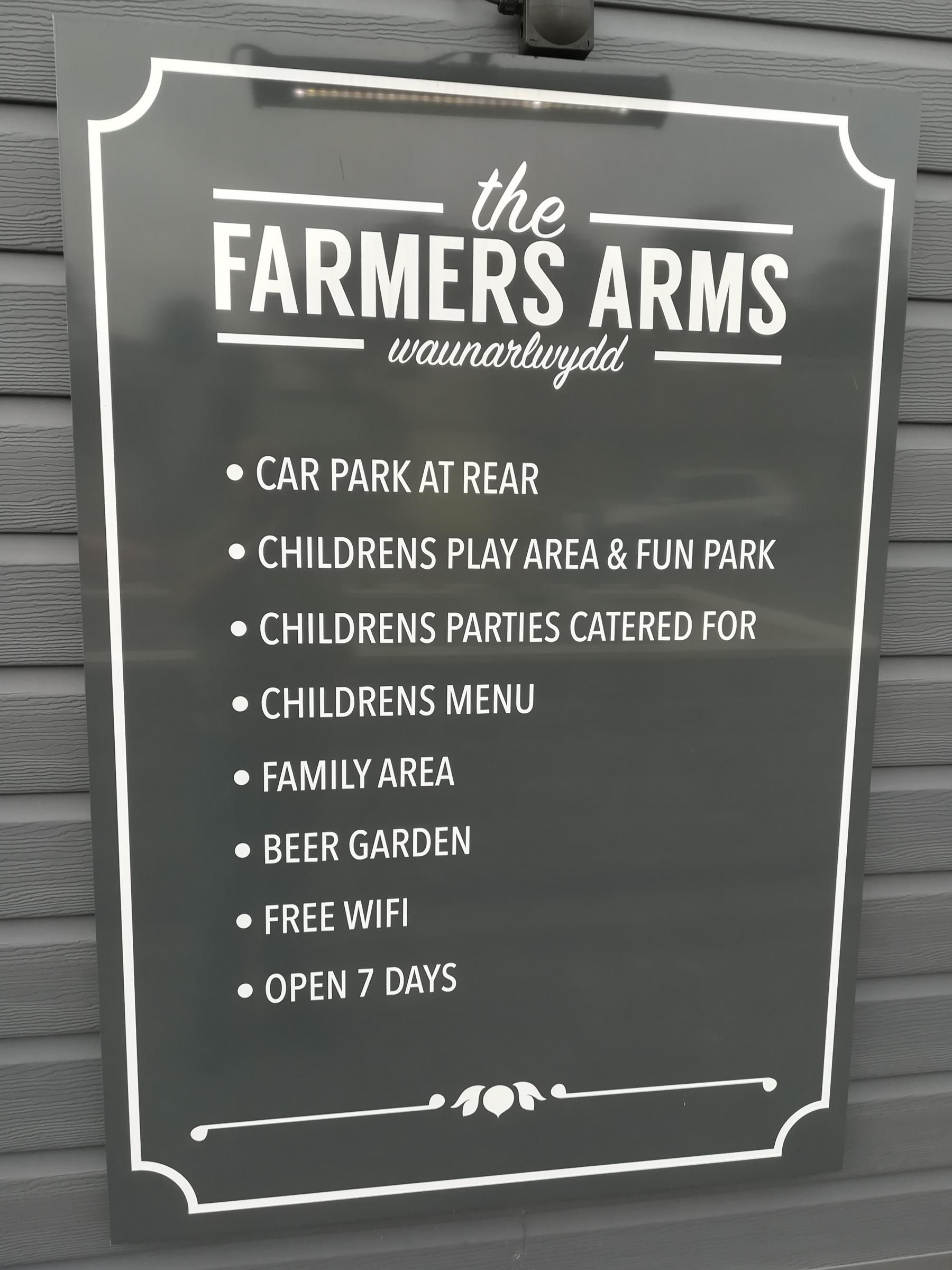 Farmers Arms, Waunarlwydd. (Sign). Published on 13-06-2018