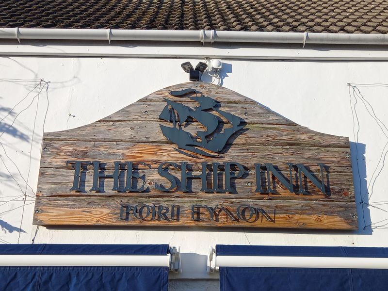 Ship Inn, Port Eynon. (Sign). Published on 05-11-2022 