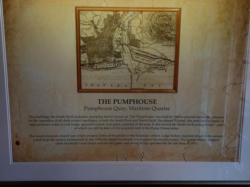 History of Pump House, Swansea Marina. (Sign). Published on 09-06-2023 