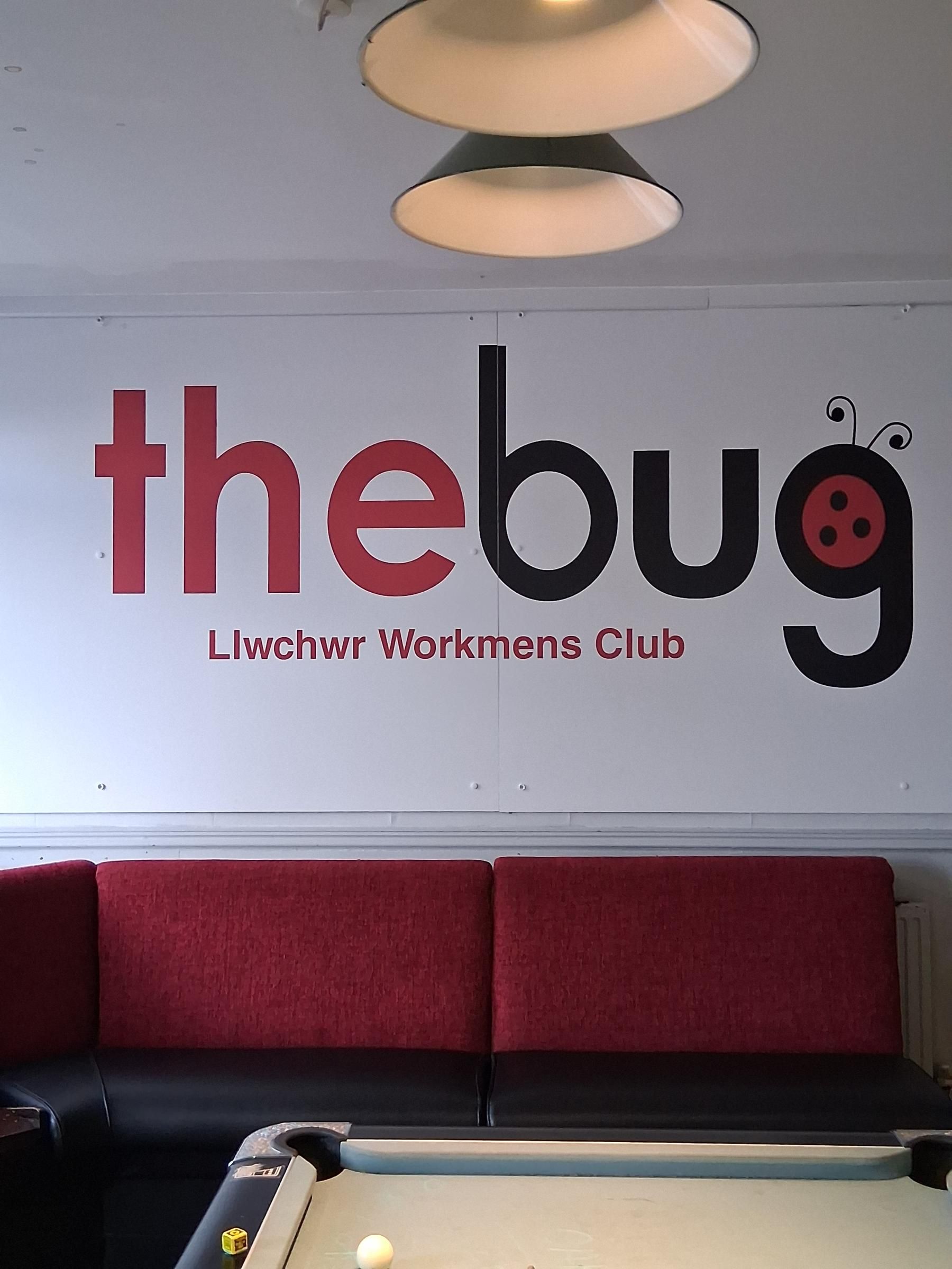 Llwchwr Working Mens Club, Gorseinon. (Sign). Published on 08-09-2025