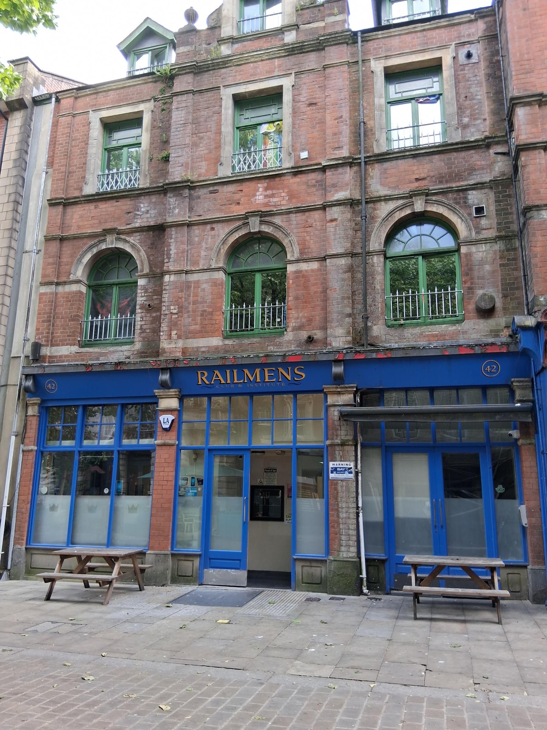Railmens Club and Institute, Swansea. (External, Bar, Key). Published on 31-05-2026