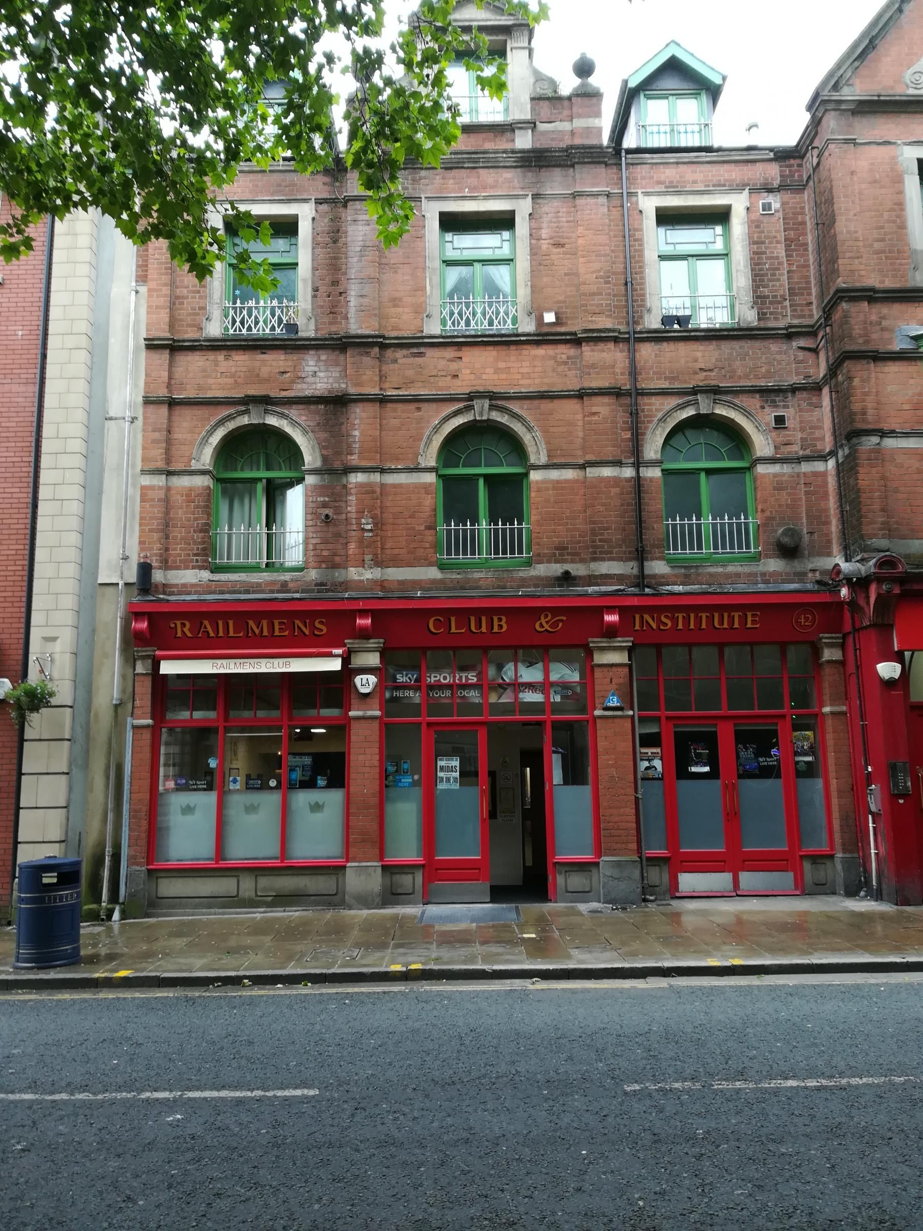 Railwaymans club, Swansea. (External). Published on 19-06-2018