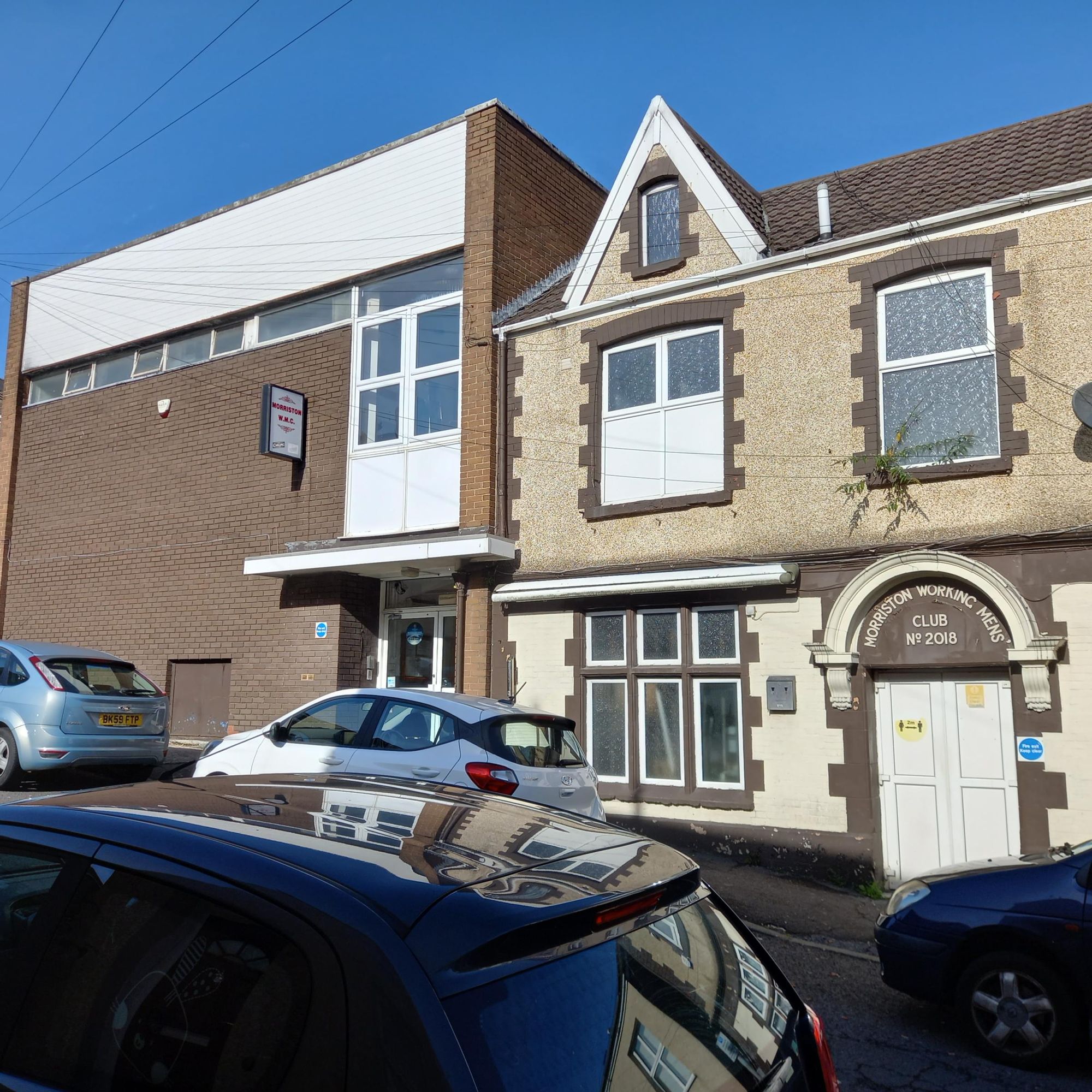 Morriston Working Men's Club, Morriston. (Pub, External, Key). Published on 19-10-2022