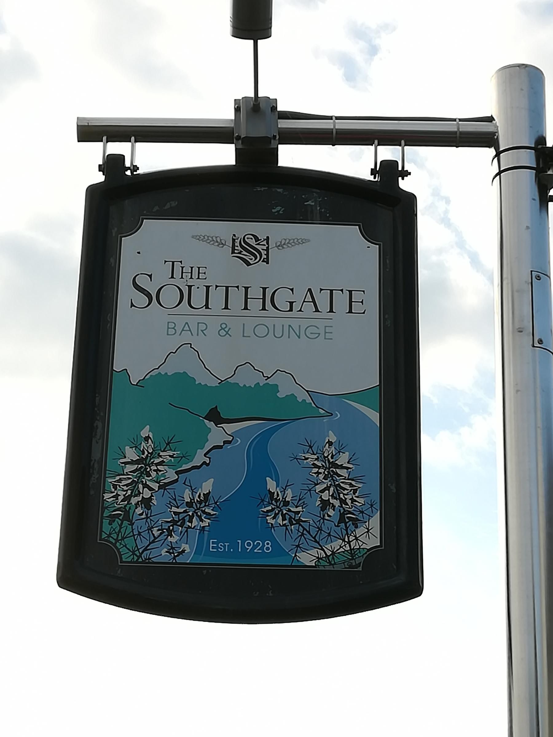 Southgate, Southgate, Swansea. (Sign). Published on 12-04-2019