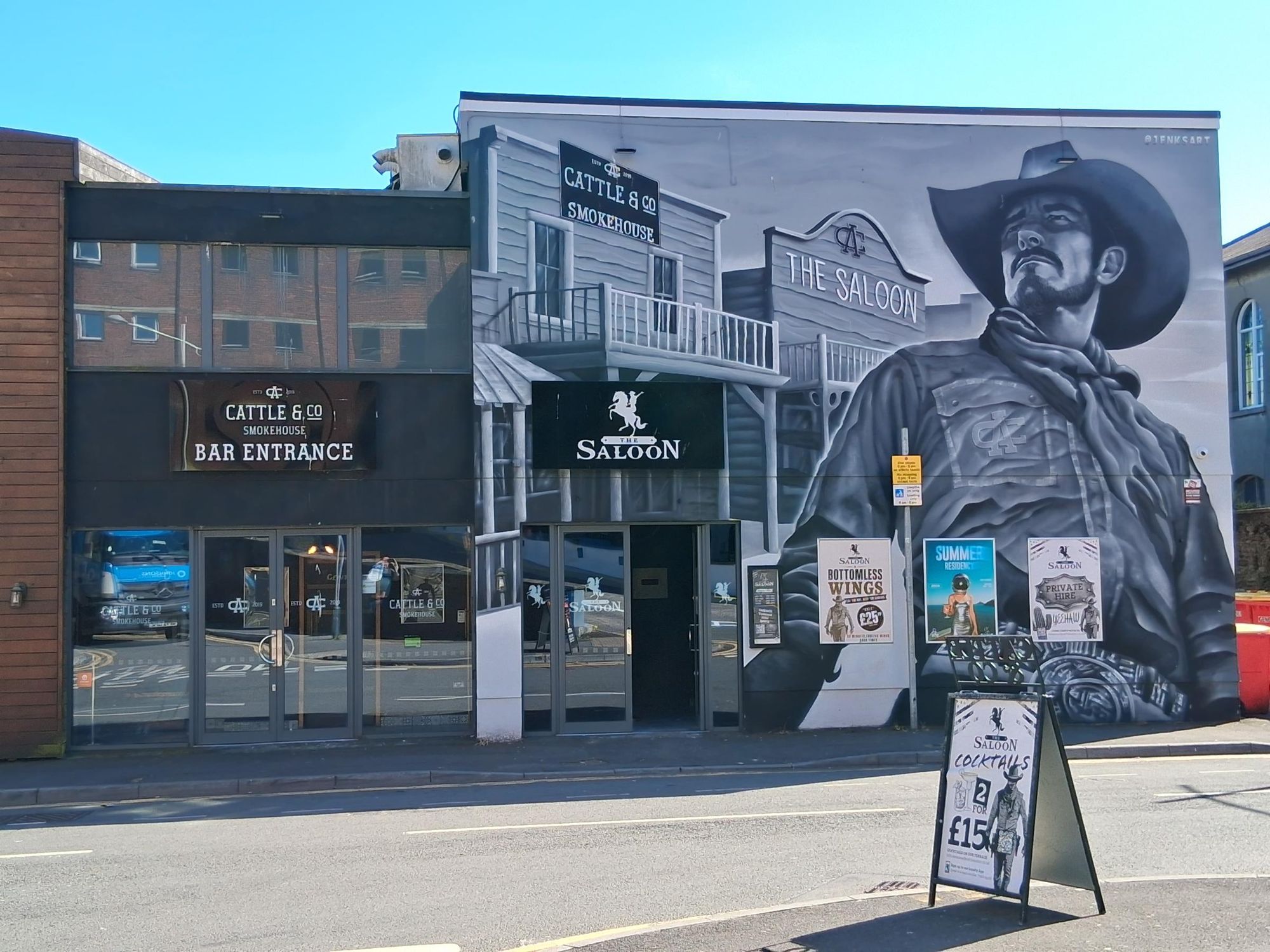 Saloon, Swansea. (External, Bar, Sign, Key). Published on 04-07-2026