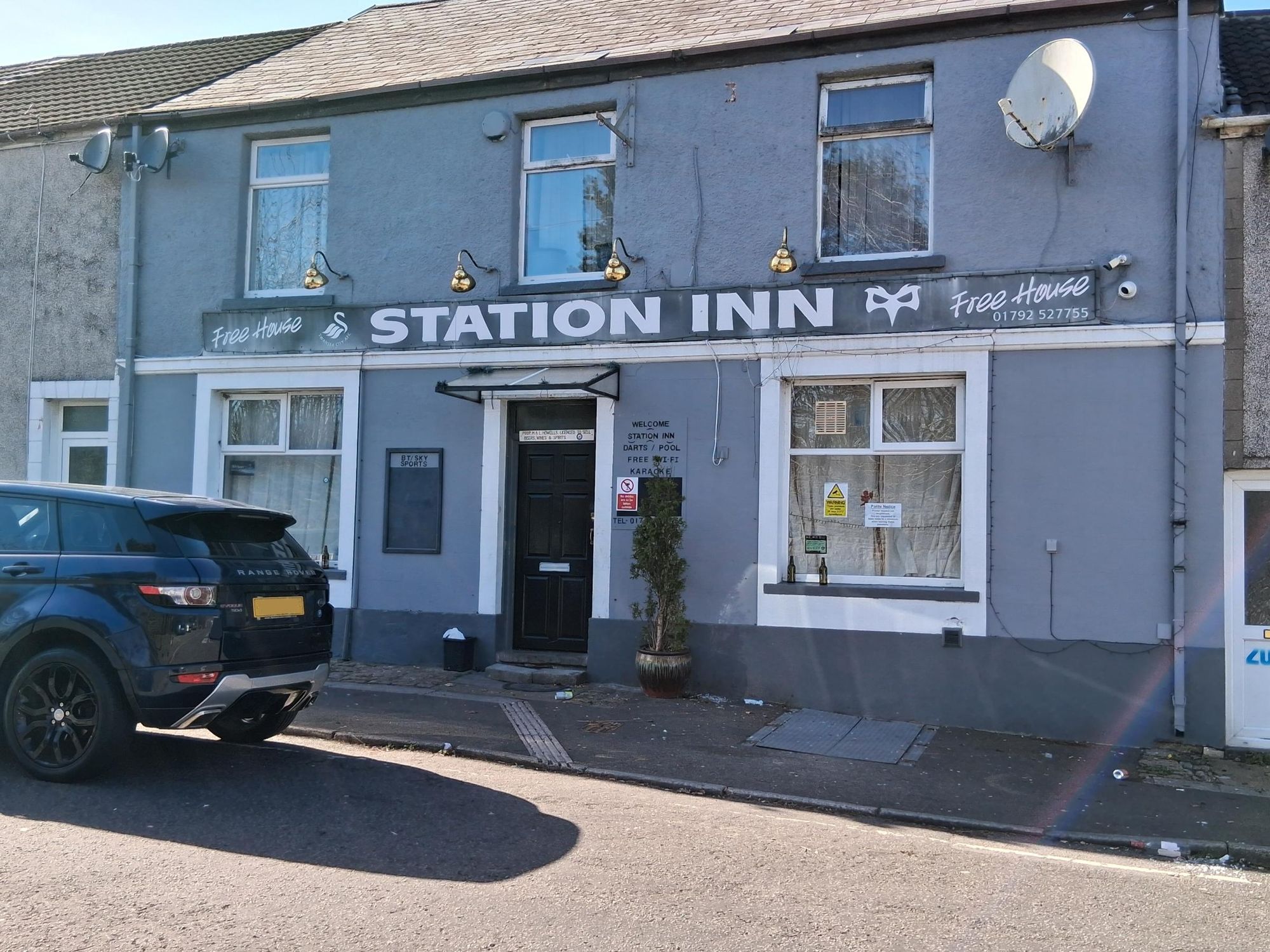 Station Inn, Landore, Swansea. (Pub, External, Key). Published on 31-03-2025
