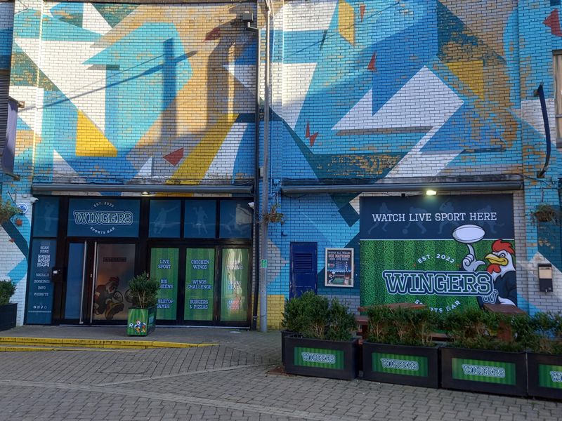 Wingers Sports Bar, Swansea. (External, Key). Published on 04-03-2023 