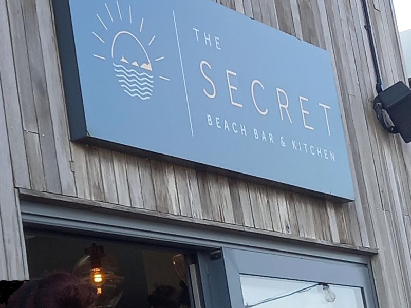 Secret Beach Bar & Kitchen. (External, Sign). Published on 15-06-2023 