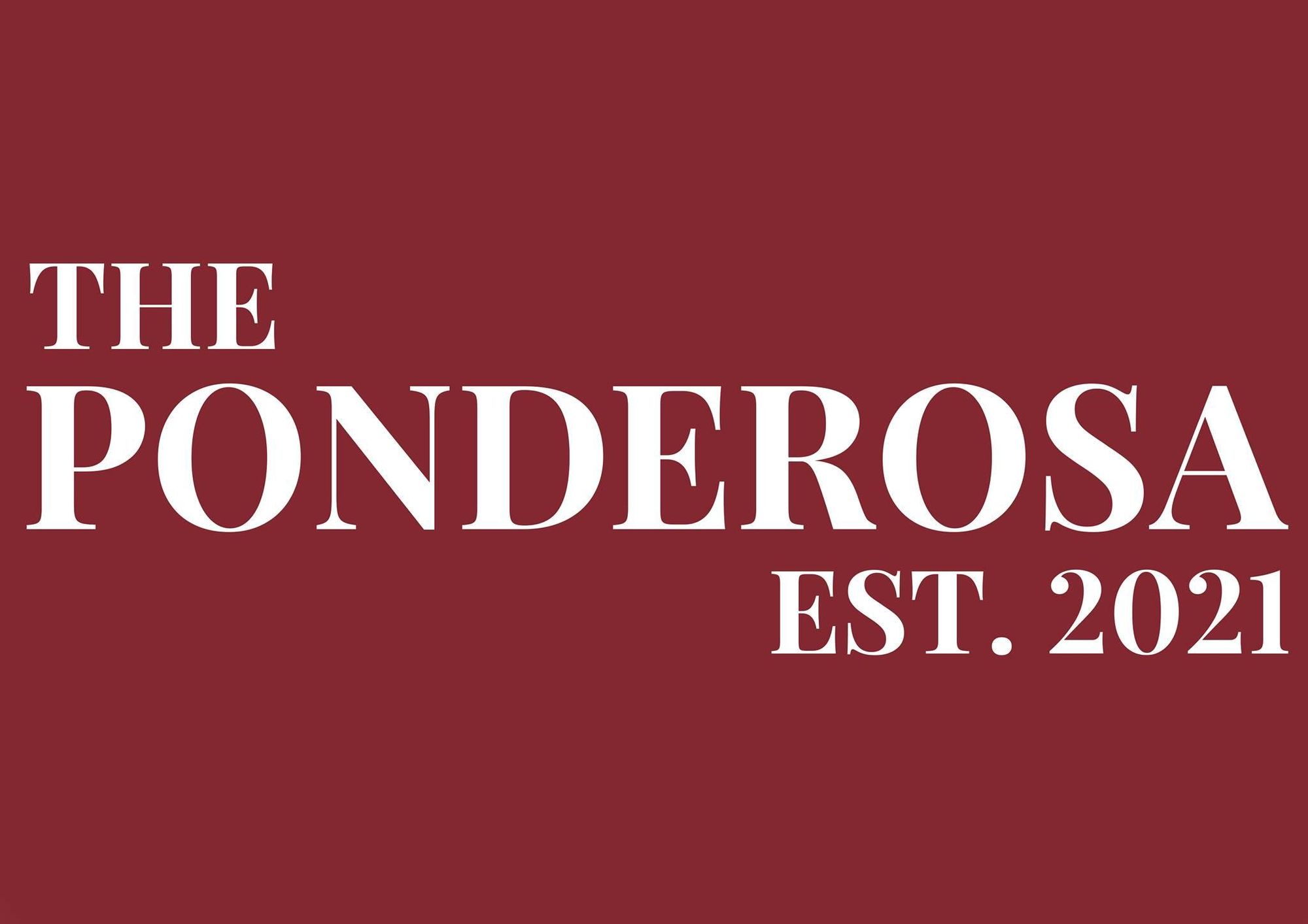 Ponderosa Name Sign. (External, Sign). Published on 23-08-2021