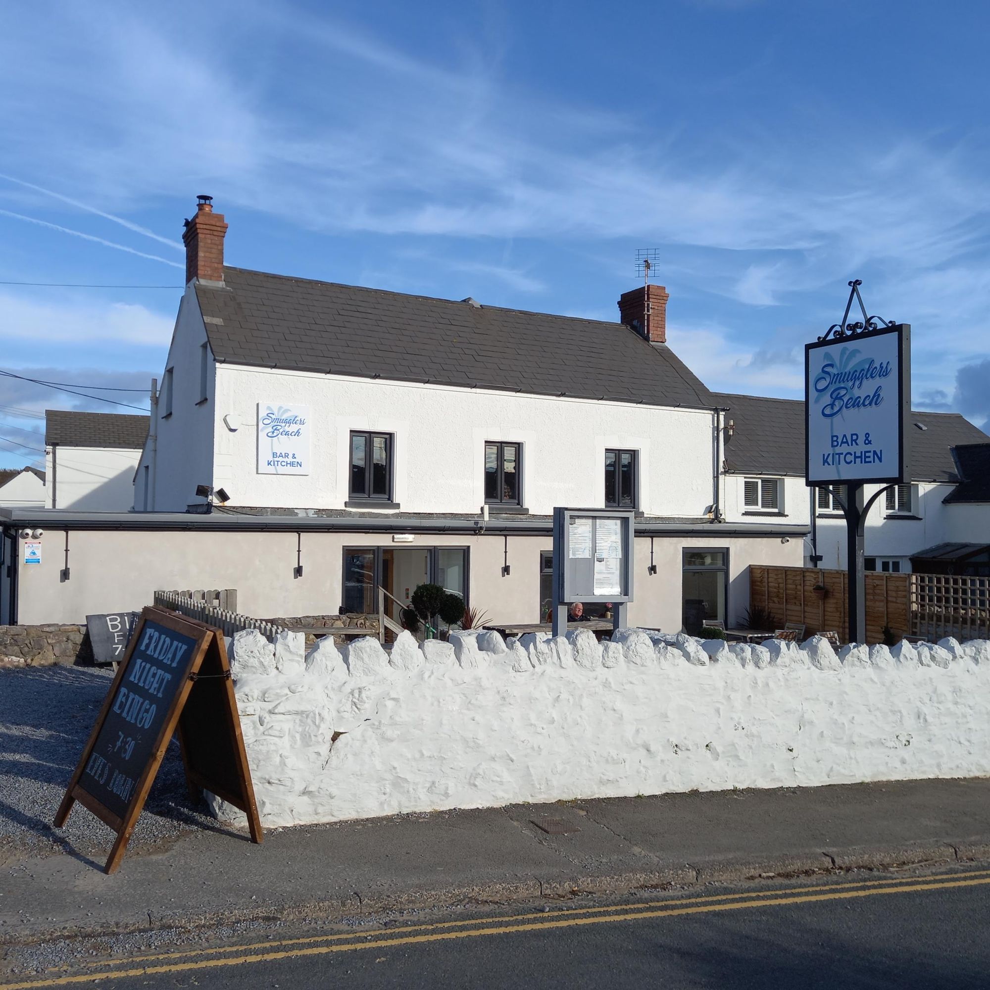 Smugglers Beach, POrt Eynon. (Pub, External, Key). Published on 05-11-2022