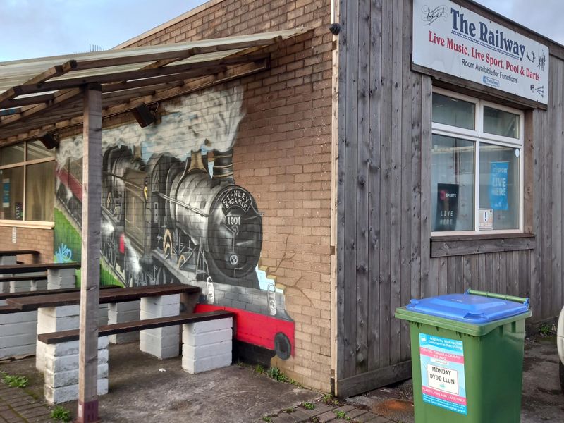 Railway Club, Port Talbot. (External, Sign). Published on 15-02-2024 