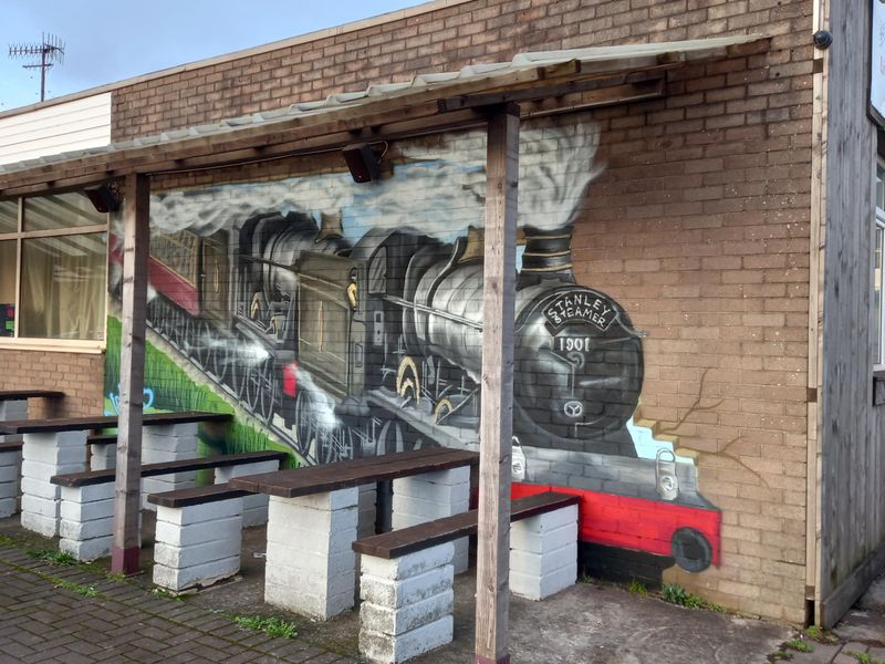 Railway Club, Port Talbot. (External, Garden, Sign). Published on 15-02-2024 