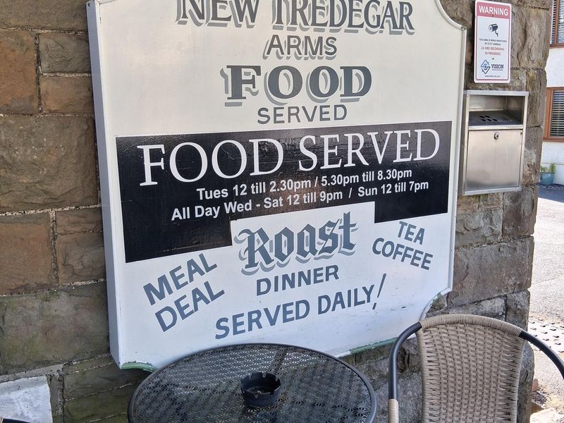 New Tredegar Arms, Cwm-twrch Uchaf. (External, Sign). Published on 12-08-2025 