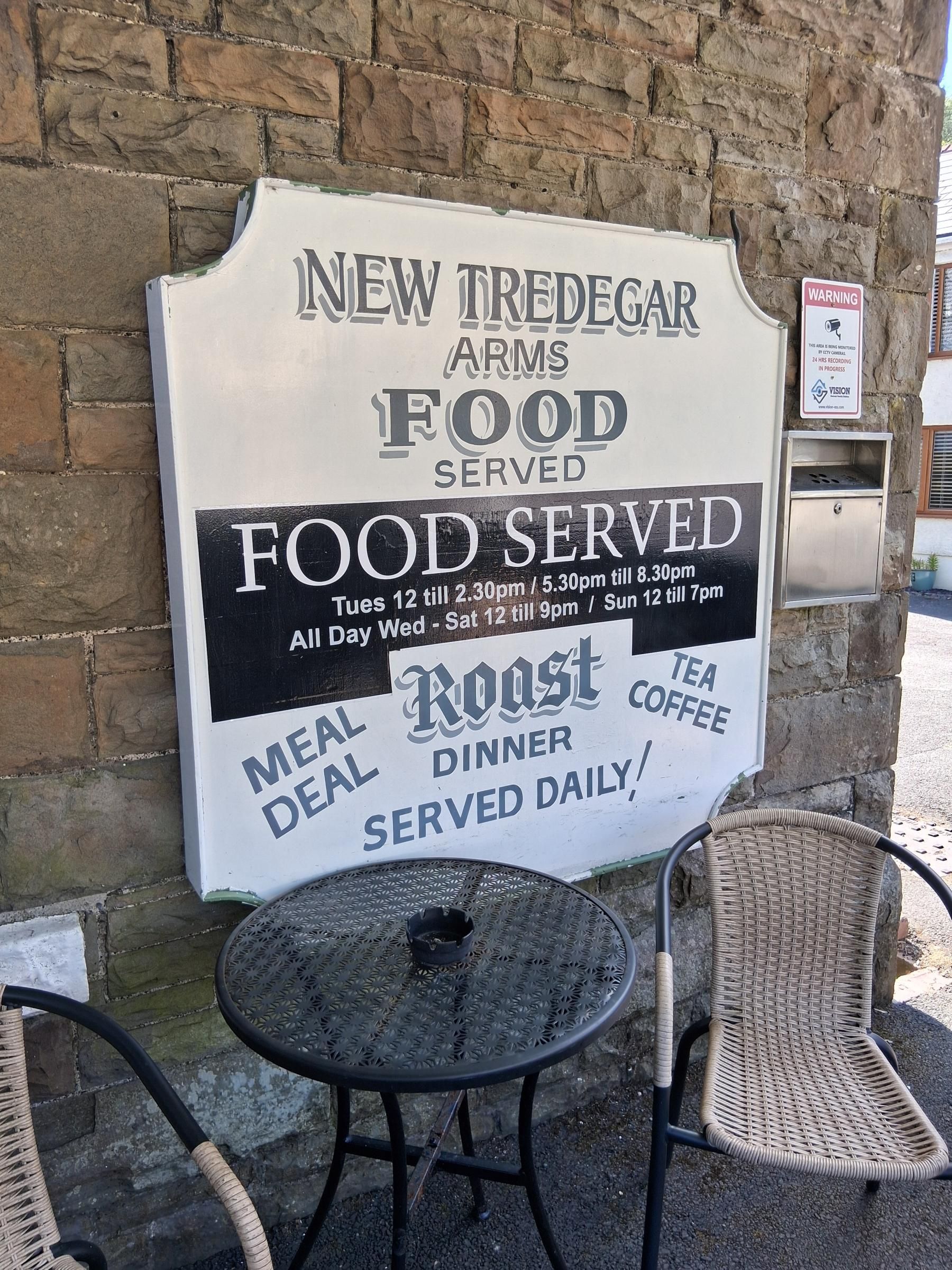New Tredegar Arms, Cwm-twrch Uchaf. (External, Sign). Published on 12-08-2025