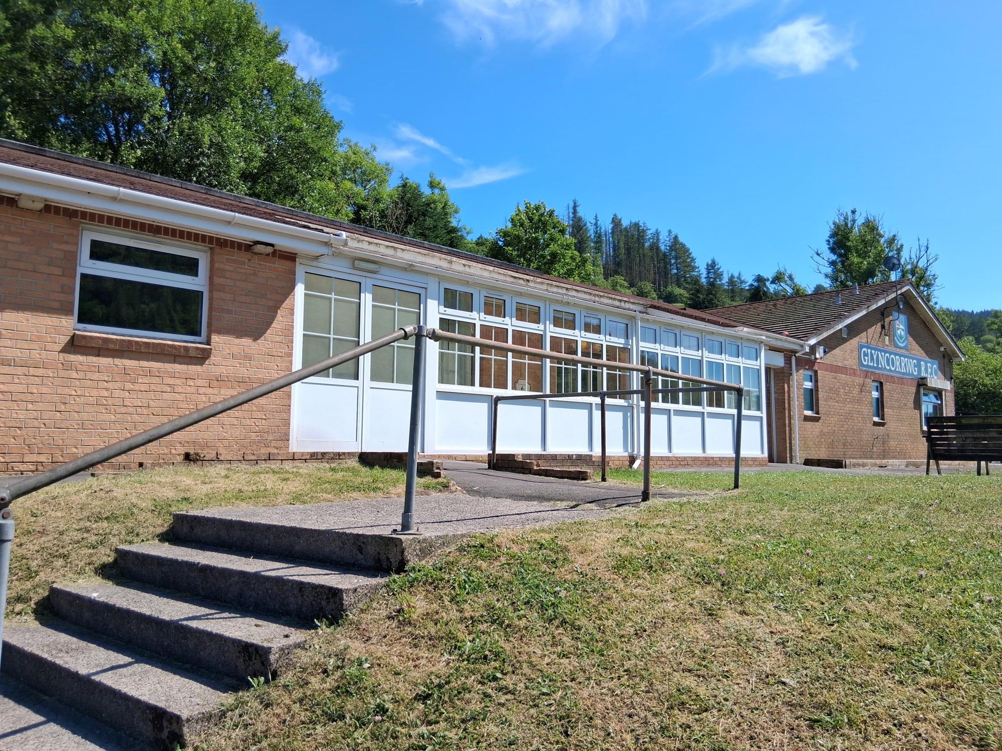 Glyncorrwg RFC Clubhouse. (External, Bar, Key). Published on 13-07-2026