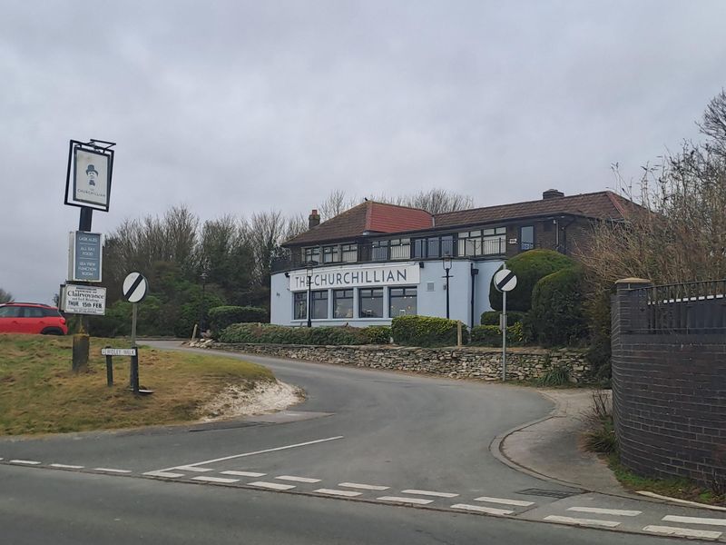 The Churchillian. (Pub, External, Sign). Published on 01-02-2024