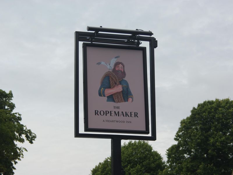 Ropemaker sign. (Pub, External, Sign). Published on 25-07-2024 