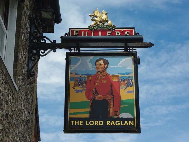 The Lord Raglan pub sign. (External, Sign). Published on 07-07-2022 