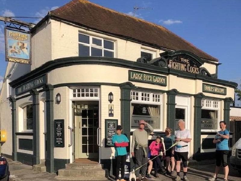 The Fighting Cocks. (Pub, External, Key). Published on 25-05-2023
