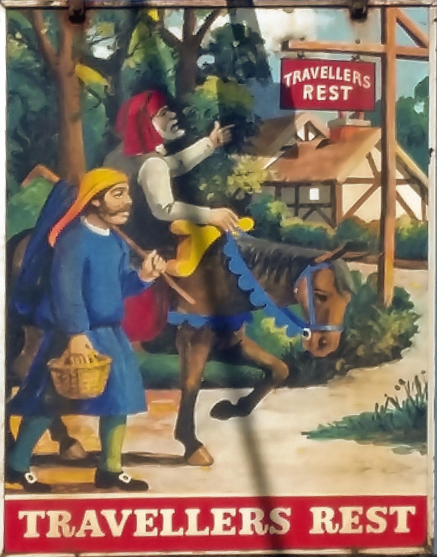 Travellers Rest, Inn Sign. (Sign). Published on 21-04-2019