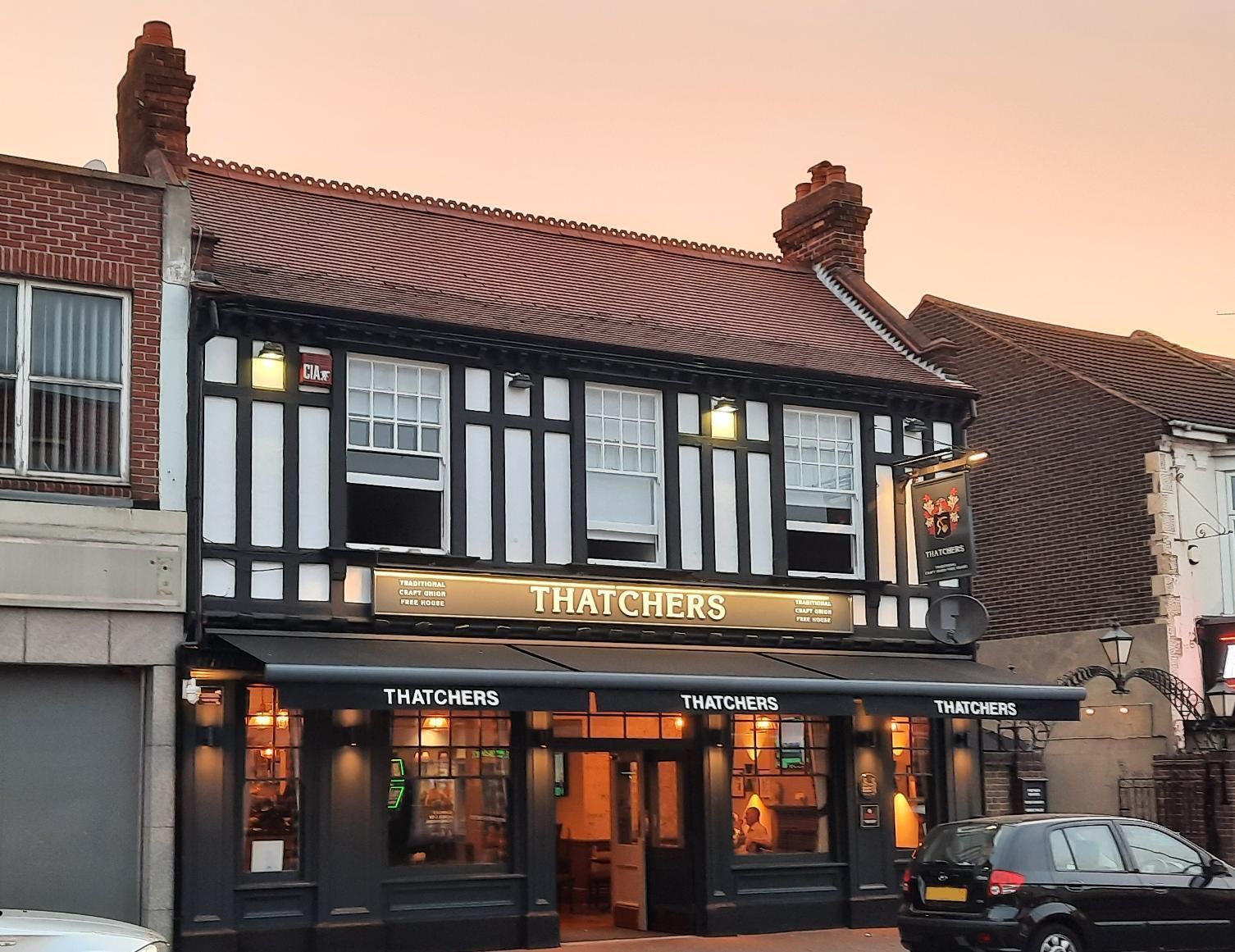 Thatchers. (Pub, External, Key). Published on 16-08-2022