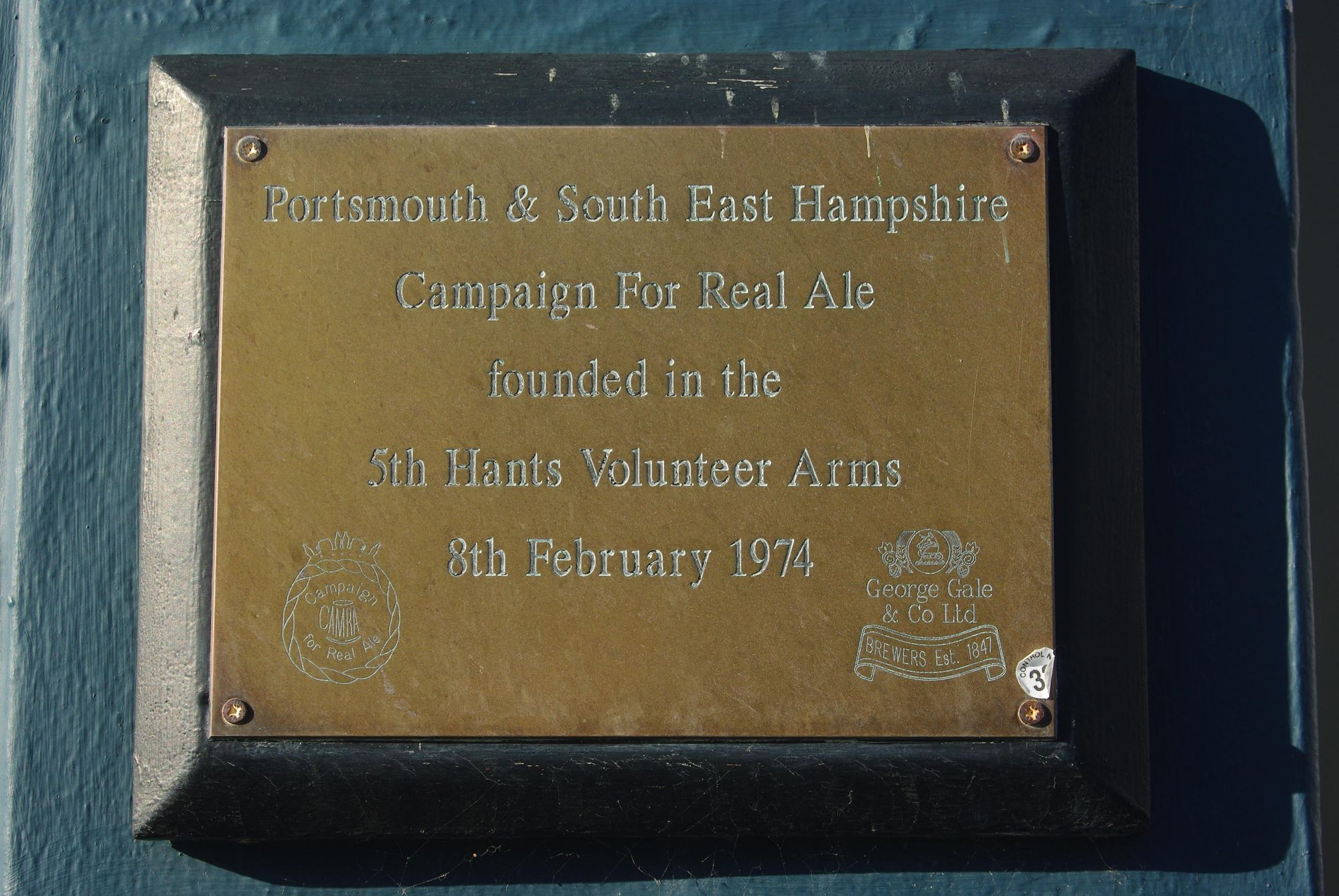 Branct founding plaque. (Pub, External, Sign). Published on 26-11-2024