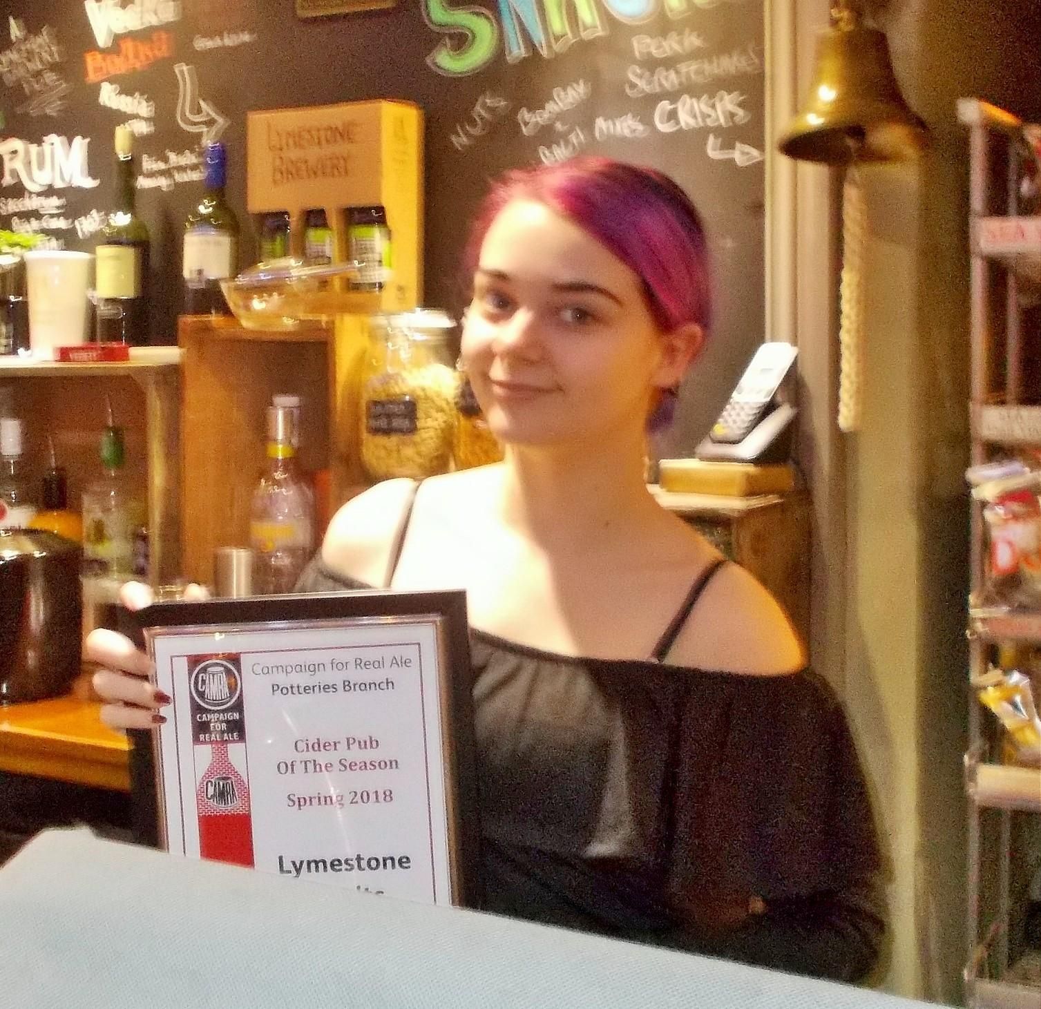 March 2018 Cider Pub of the Season. Published on 11-03-2018