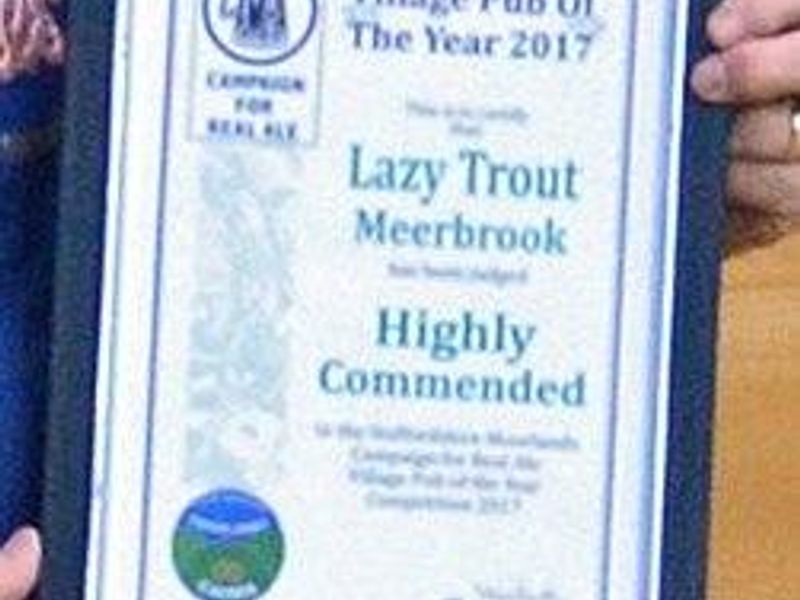 2017 PubOfTheYear Highly commended. (Award). Published on 28-10-2017 