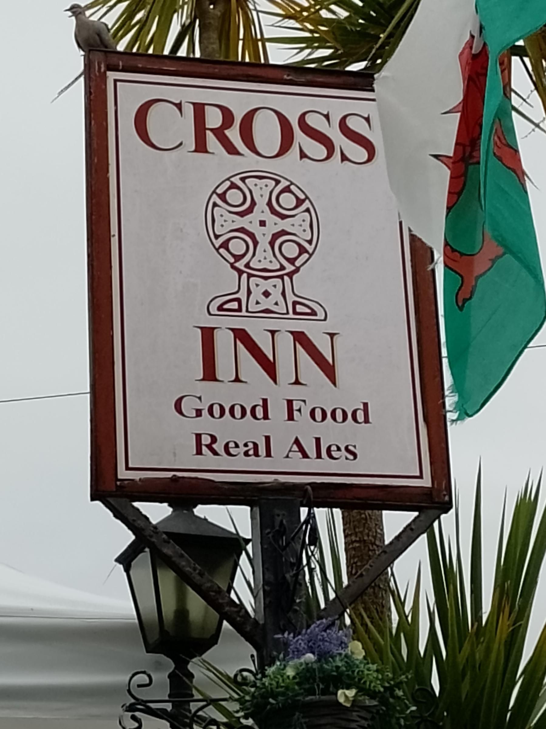 Cross Inn, Penally (Photo: Will Larter - 09/07/2024). (Sign). Published on 19-08-2024