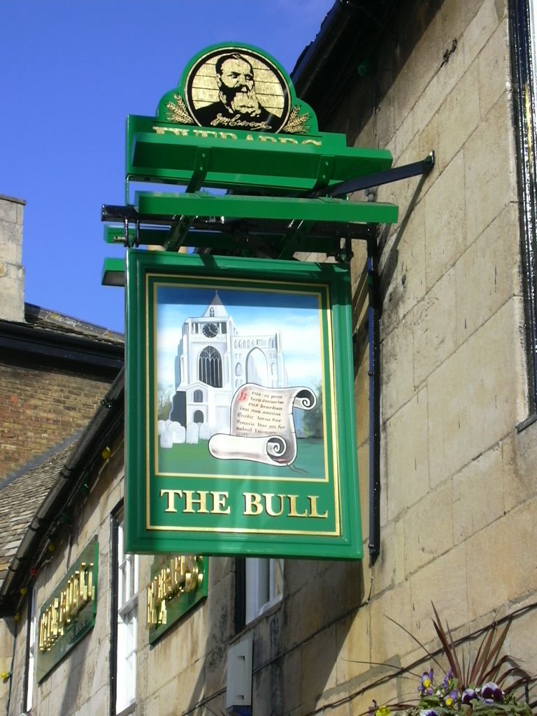 Bull Hotel, Market Deeping, 2004, Pub sign. (Pub). Published on 15-07-2012