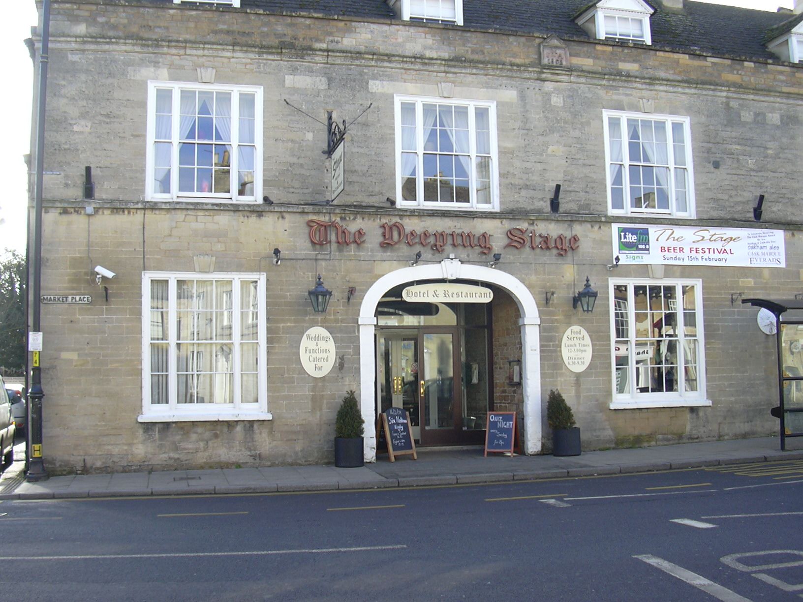 Stage, Market Deeping, 2009, CAMRA plaque. (Pub, Key). Published on 15-07-2012