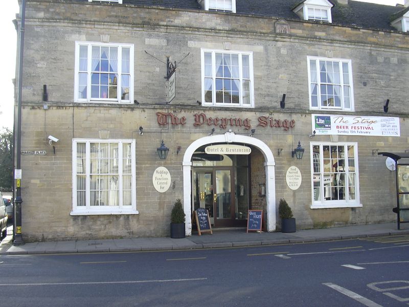 Stage, Market Deeping, 2009, CAMRA plaque. (Pub, Key). Published on 15-07-2012