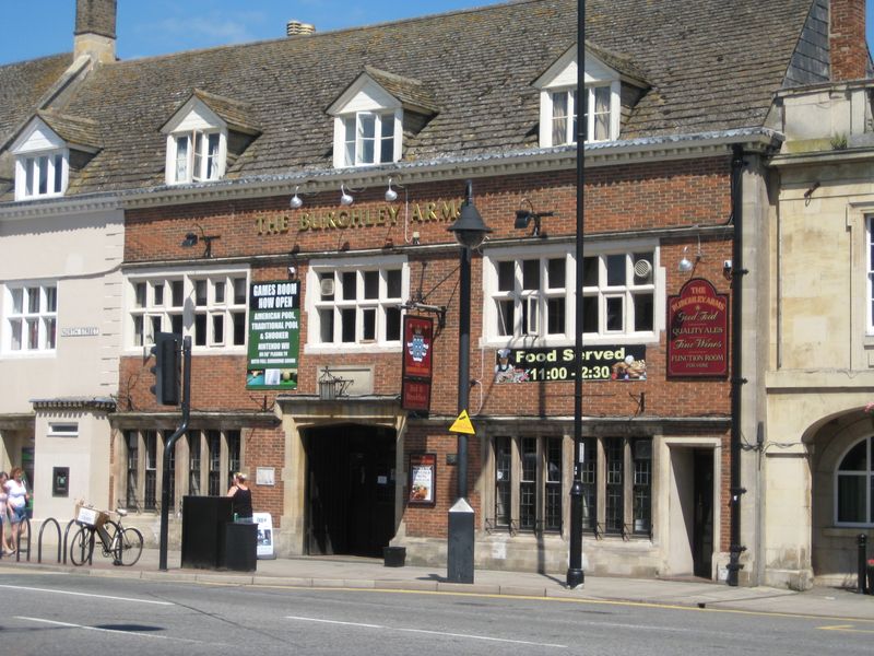 Burghley Arms, Bourne, 2008. (Pub). Published on 15-07-2012