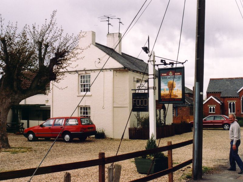 Wheatsheaf, Moulton Chapel, 2000. (Pub, External, Sign). Published on 15-07-2012
