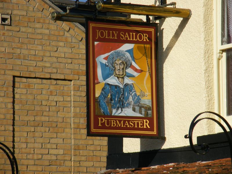 Jolly Sailor - Ramsey - 2014. (Pub, Sign). Published on 21-10-2014 