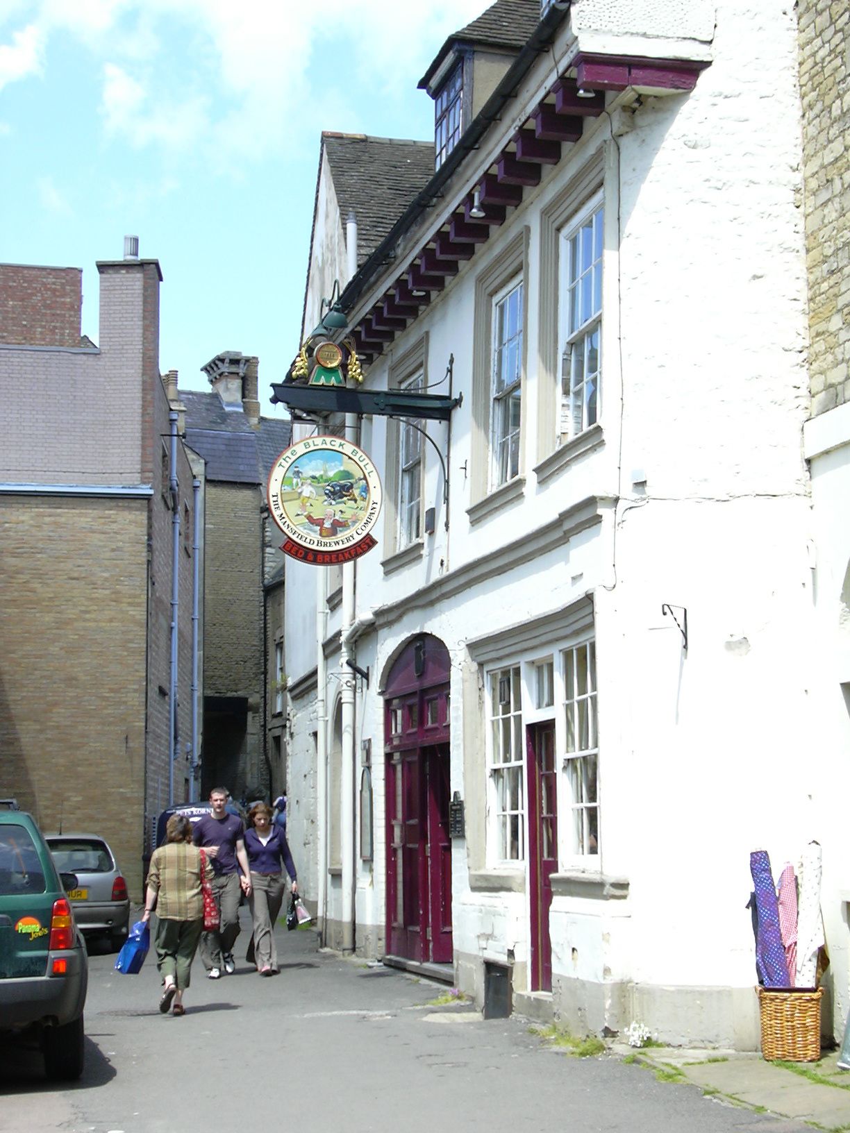 Black Bull Hotel, Stamford, 2003. (Pub). Published on 15-07-2012
