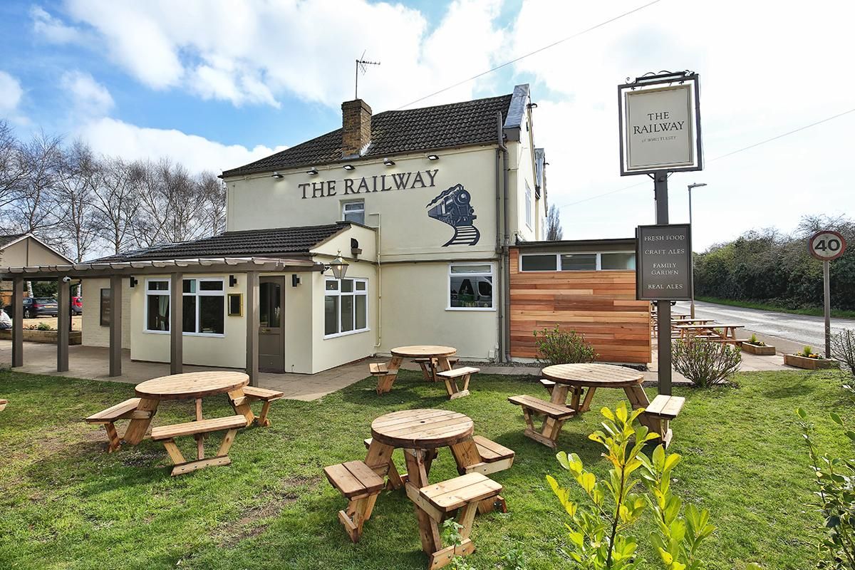 Railway, Whittlesey, 2017. (Pub, External, Garden, Key). Published on 04-05-2017