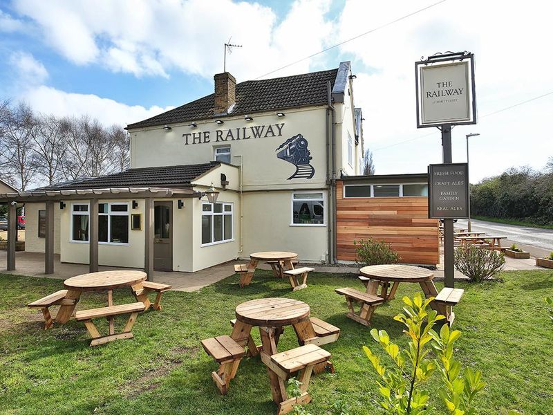 Railway, Whittlesey, 2017. (Pub, External, Garden, Key). Published on 04-05-2017