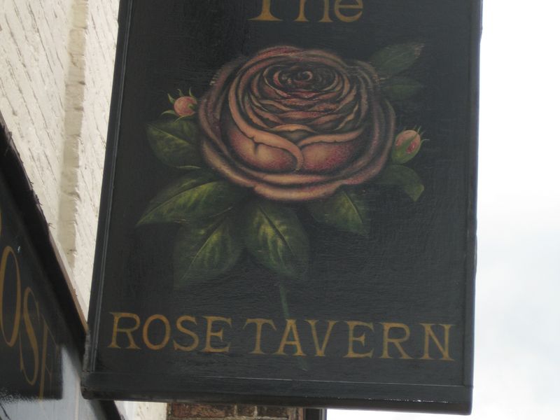 Rose Tavern, Wisbech, 2008, Pub sign. (Pub). Published on 15-07-2012 